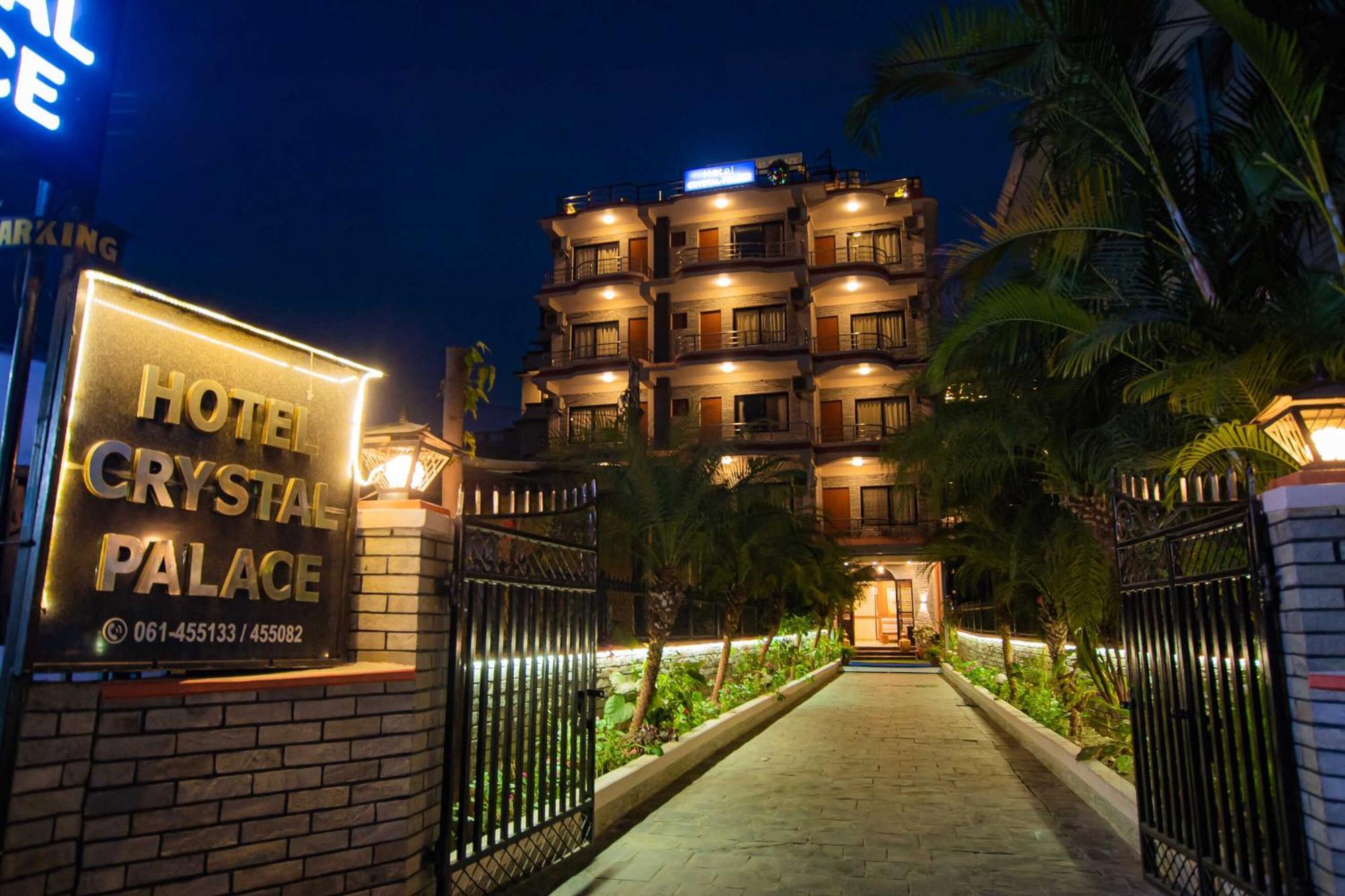 Hotel Crystal Palace Pokhara Exterior foto